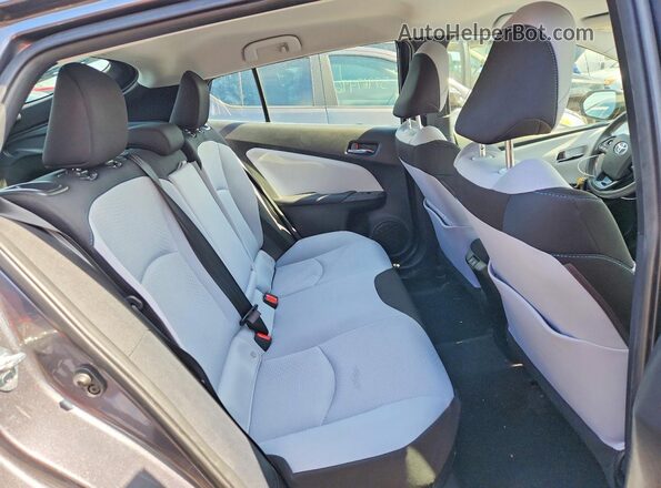 JTDL9MFU2N3041336 2022 TOYOTA PRIUS Gray Widok tylnych siedzeń