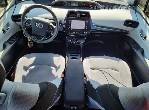JTDL9MFU2N3041336 2022 TOYOTA PRIUS Gray Widok deski rozdzielczej