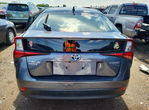 JTDL9MFU2N3041336 2022 TOYOTA PRIUS Gray Widok z tyłu