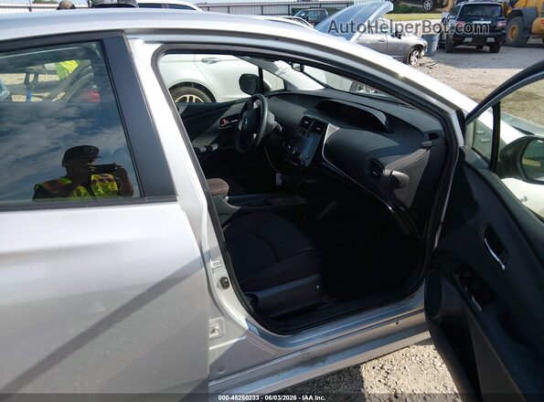 JTDL9MFU4M3030675 2021 TOYOTA PRIUS Gray Widok wnętrza z przodu