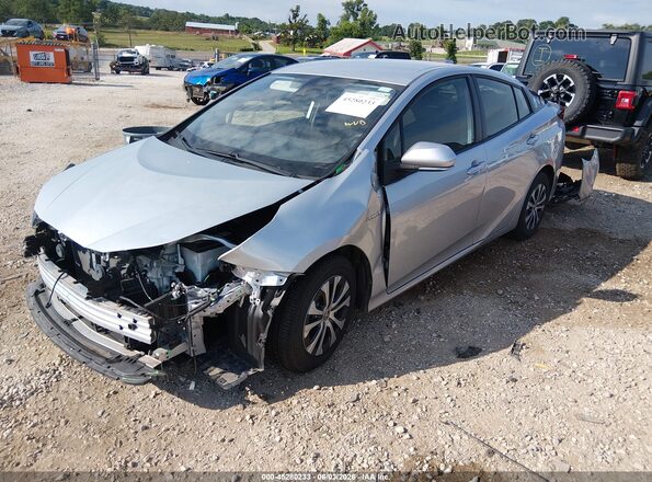 JTDL9MFU4M3030675 2021 TOYOTA PRIUS Gray Przód lewy