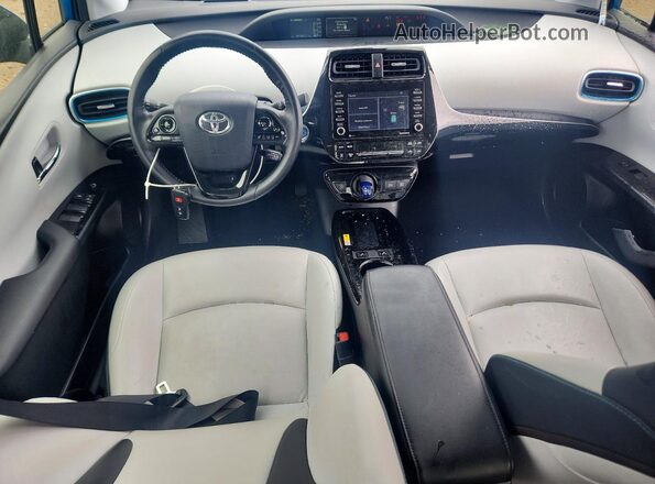 JTDL9MFU5M3028899 2021 TOYOTA PRIUS Blue წინა პანელის ხედი