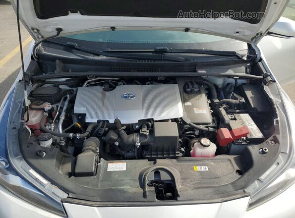 JTDL9MFU5N3038902 2022 TOYOTA PRIUS White Սալոնի հետևի տեսք
