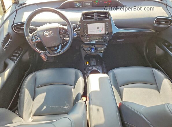 JTDL9MFU6M3027910 2021 TOYOTA PRIUS Black წინა პანელის ხედი