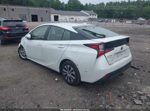 JTDL9MFU7M3025714 2021 TOYOTA PRIUS White Trasero izquierdo