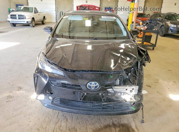 JTDL9MFU7N3036441 2022 TOYOTA PRIUS Black Դիմացի տեսք