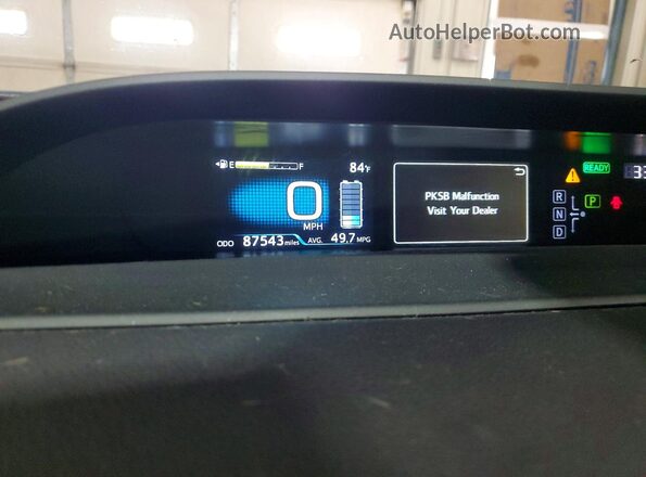 JTDL9MFU9M3030817 2021 TOYOTA PRIUS Charcoal Widok zestawu wskaźników