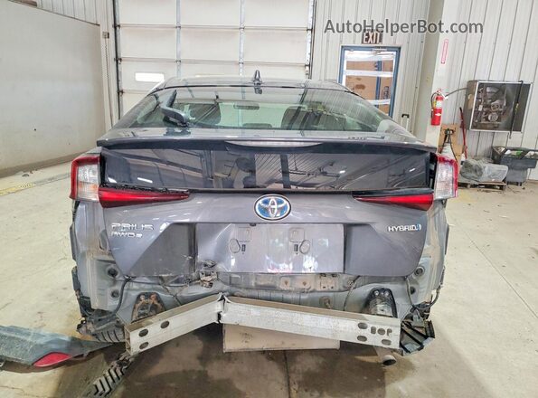 JTDL9MFU9M3030817 2021 TOYOTA PRIUS Charcoal Widok z tyłu
