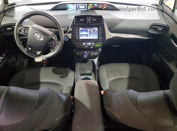 JTDL9MFU9M3030817 2021 TOYOTA PRIUS Charcoal Widok deski rozdzielczej