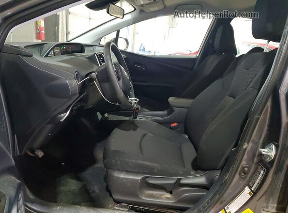 JTDL9MFU9M3030817 2021 TOYOTA PRIUS Charcoal Widok wnętrza z przodu