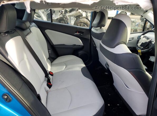 JTDL9MFUXN3034893 2022 TOYOTA PRIUS Blue Widok tylnych siedzeń