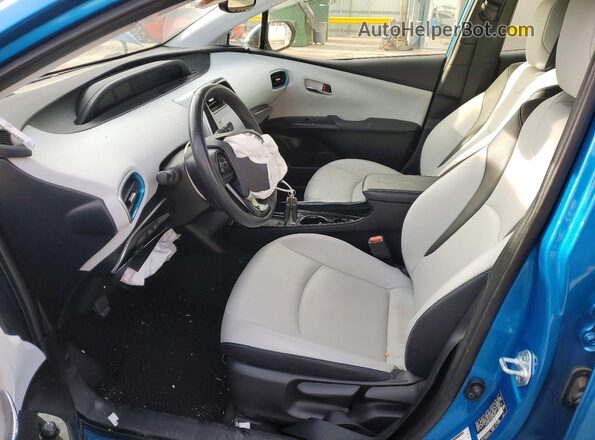 JTDL9MFUXN3034893 2022 TOYOTA PRIUS Blue Widok wnętrza z przodu