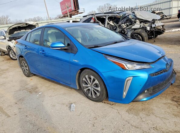 JTDL9MFUXN3034893 2022 TOYOTA PRIUS Blue Przód prawy