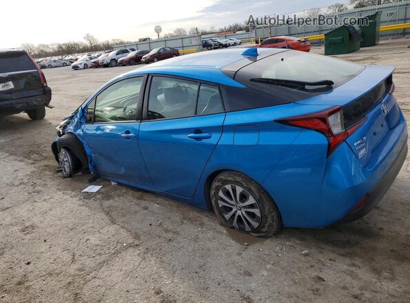JTDL9MFUXN3034893 2022 TOYOTA PRIUS Blue Tył lewy