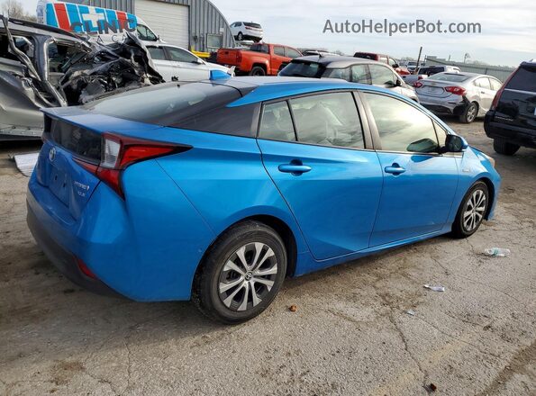 JTDL9MFUXN3034893 2022 TOYOTA PRIUS Blue Tył prawy