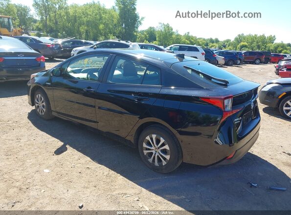 JTDL9RFU1K3012130 2019 TOYOTA PRIUS Black Tył lewy