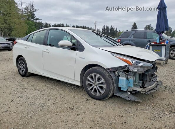 JTDL9RFU2K3002447 2019 TOYOTA PRIUS White წინა მარჯვენა