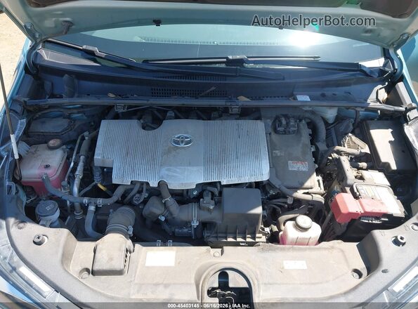 JTDL9RFU2L3019248 2020 TOYOTA PRIUS Бирюзовый Вид сзади