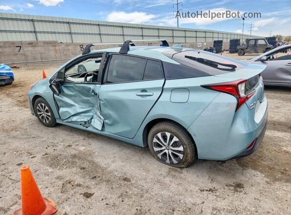 JTDL9RFU3L3018013 2020 TOYOTA PRIUS Green Rear left