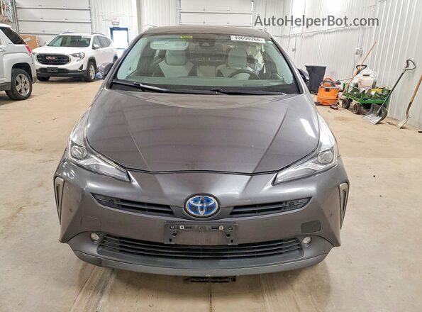 JTDL9RFU4L3013466 2020 TOYOTA PRIUS Gray Widok z przodu