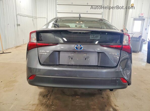JTDL9RFU4L3013466 2020 TOYOTA PRIUS Gray Widok z tyłu