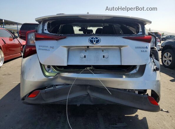 JTDL9RFU4L3017534 2020 TOYOTA PRIUS Gray 
