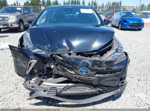 JTDL9RFU5K3001289 2019 TOYOTA PRIUS Black Սարքավորումների վահանակի տեսք