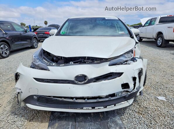 JTDL9RFU6K3008865 2019 TOYOTA PRIUS White Front view