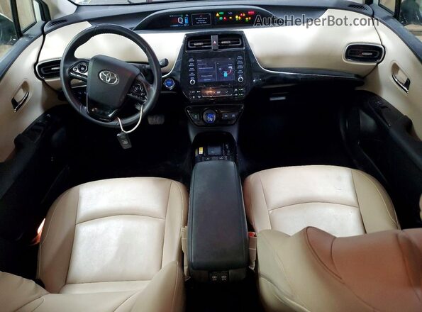 JTDL9RFU6L3014425 2020 TOYOTA PRIUS White Առջևի վահանակի տեսք