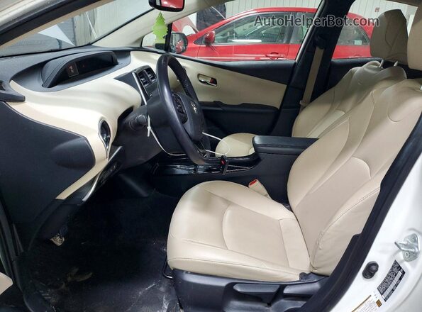 JTDL9RFU6L3014425 2020 TOYOTA PRIUS White Սալոնի դիմացի տեսք