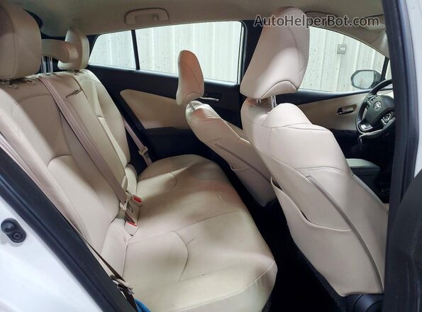JTDL9RFU6L3014425 2020 TOYOTA PRIUS White Հետևի նստատեղերի տեսք