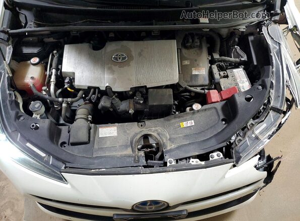 JTDL9RFU6L3014425 2020 TOYOTA PRIUS White Սալոնի հետևի տեսք