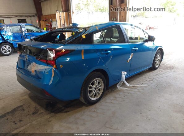 JTDL9RFU8K3009712 2019 TOYOTA PRIUS Blue Հետևի աջ