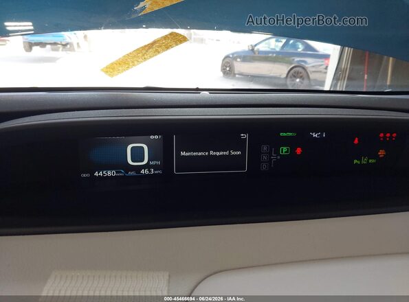 JTDL9RFU8K3009712 2019 TOYOTA PRIUS Blue Հետևի նստատեղերի տեսք