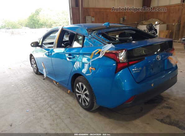 JTDL9RFU8K3009712 2019 TOYOTA PRIUS Blue Հետևի ձախ