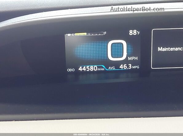 JTDL9RFU8K3009712 2019 TOYOTA PRIUS Blue 