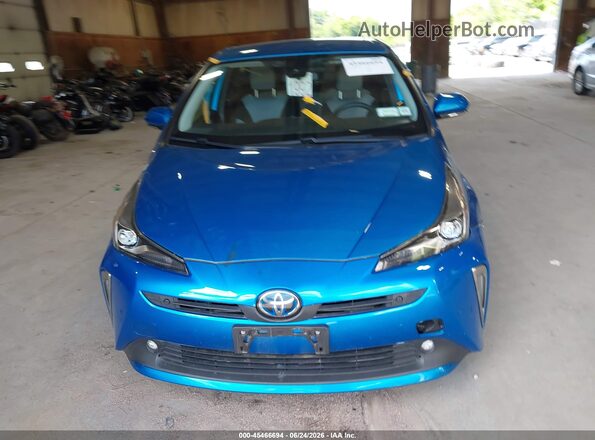 JTDL9RFU8K3009712 2019 TOYOTA PRIUS Blue Սարքավորումների վահանակի տեսք