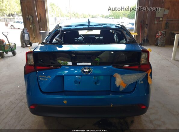 JTDL9RFU8K3009712 2019 TOYOTA PRIUS Blue 