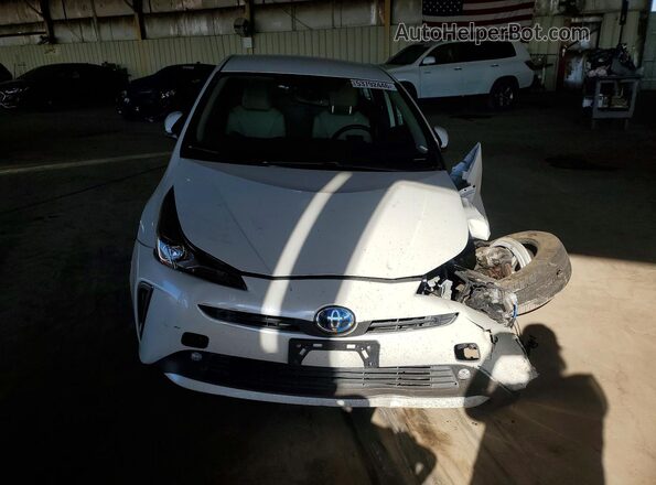 JTDL9RFU9K3002610 2019 TOYOTA PRIUS White Vista frontal