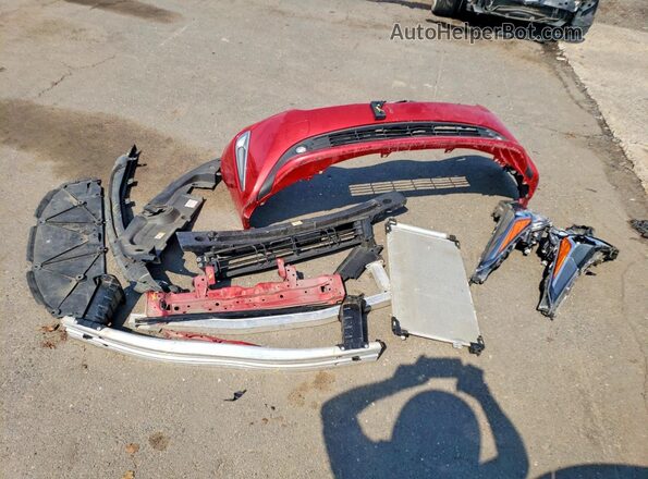 JTDL9RFU9L3013432 2020 TOYOTA PRIUS Red Engine compartment view