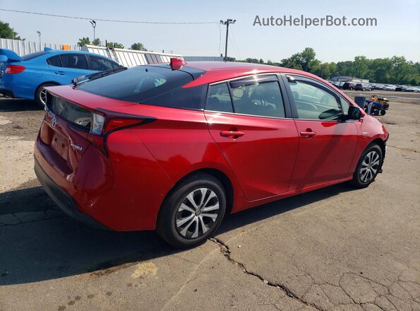 JTDL9RFU9L3013432 2020 TOYOTA PRIUS Red Rear right