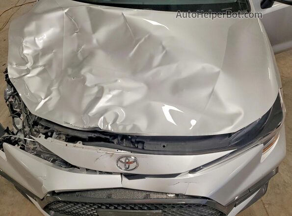 JTDM4MCE9NJ091811 2022 TOYOTA COROLLA Silver Rear interior view