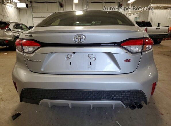 JTDM4MCE9NJ091811 2022 TOYOTA COROLLA Silver Rear view