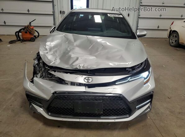 JTDM4MCE9NJ091811 2022 TOYOTA COROLLA Silver Front view