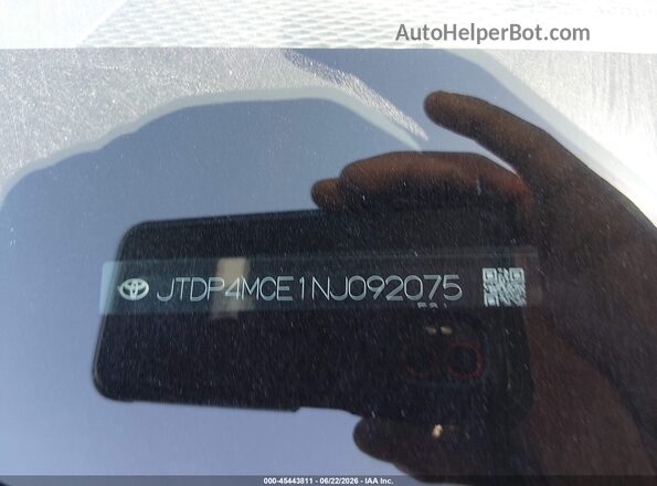 JTDP4MCE1NJ092075 2022 TOYOTA COROLLA Black Շարժիչի բաժամունքի տեսք