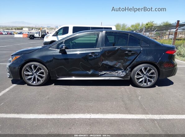 JTDP4MCE1NJ092075 2022 TOYOTA COROLLA Black Սալոնի 360 աստիճան տեսք
