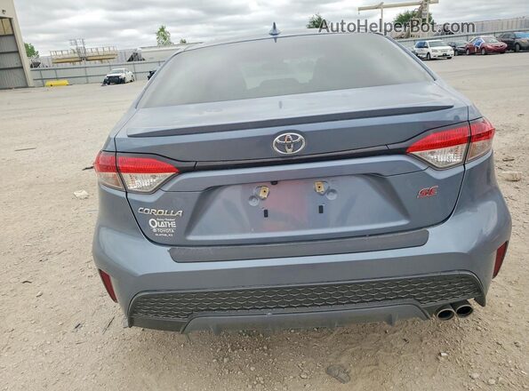 JTDP4MCE3NJ098556 2022 TOYOTA COROLLA Silver Вид ззаду