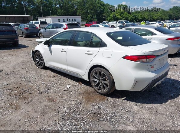 JTDP4MCE6MJ054338 2021 TOYOTA COROLLA White Trasero izquierdo
