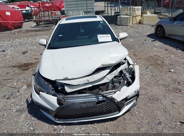 JTDP4MCE6MJ054338 2021 TOYOTA COROLLA White Vista frontal