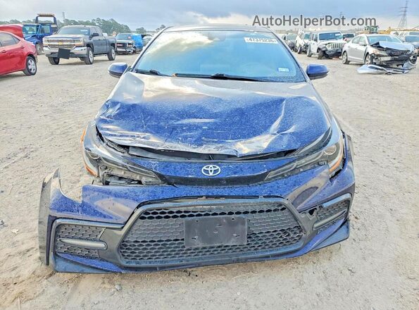 JTDP4MCE8MJ055040 2021 TOYOTA COROLLA Blue Դիմացի տեսք